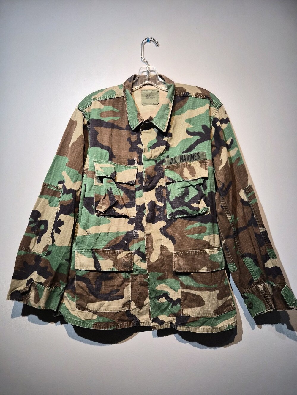 Vintage U.S. MARINES Camouflage Denim Jacket | Size Medium